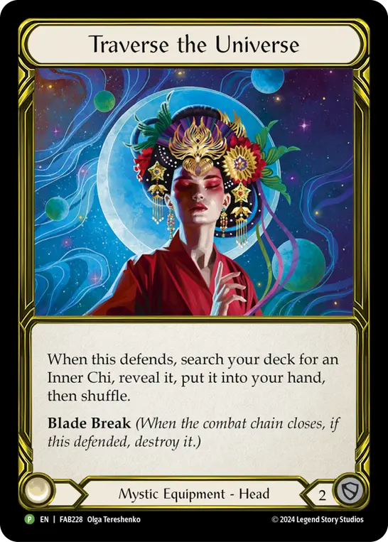 Traverse the Universe FAB228, carta de Flesh and Blood de Promos