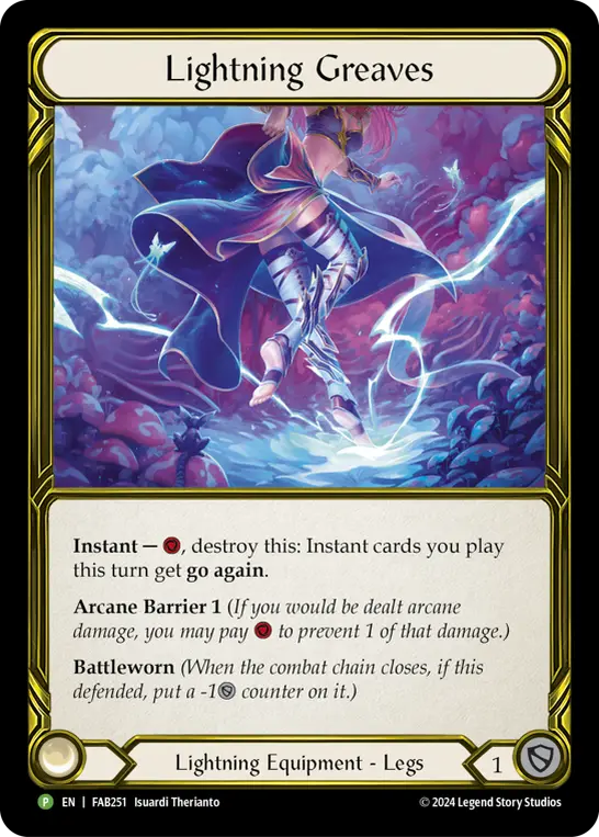 Lightning Greaves FAB251