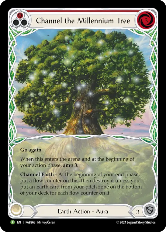 Channel the Millennium Tree (Red) FAB263