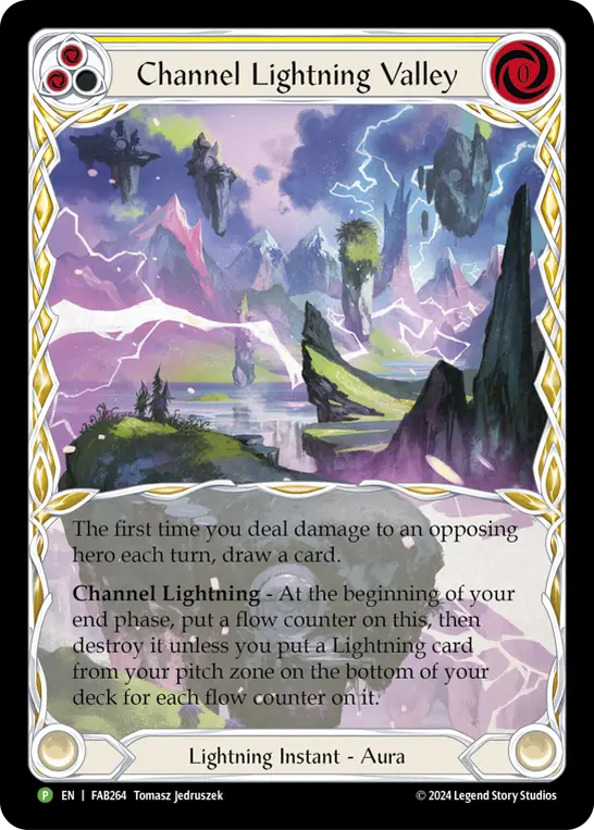 Channel Lightning Valley (Yellow) FAB264