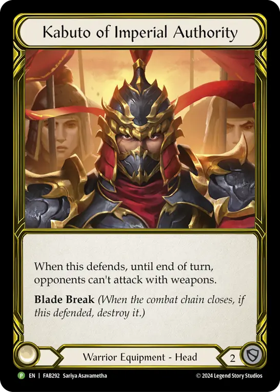 Kabuto of Imperial Authority FAB292