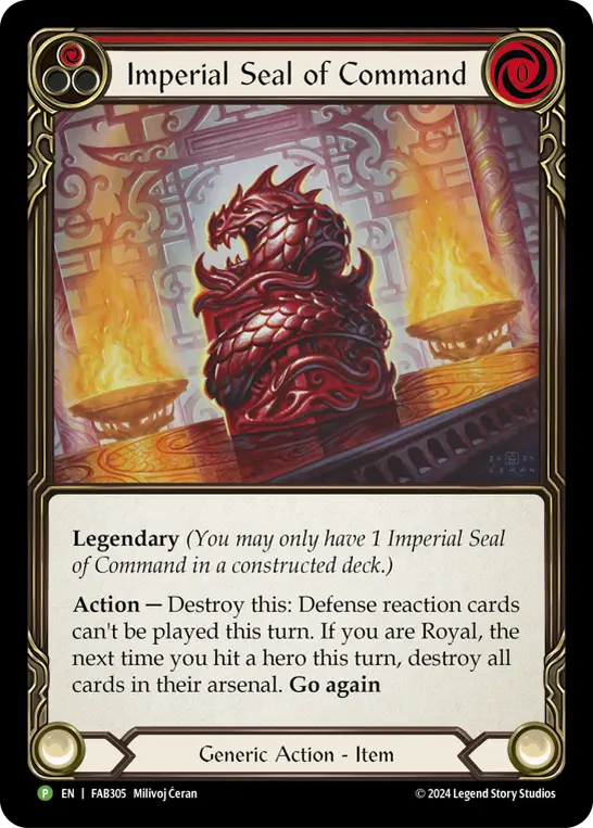 Imperial Seal of Command (Red)