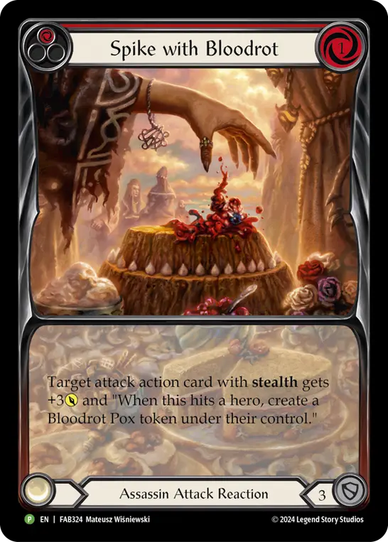 Spike with Bloodrot (Red)