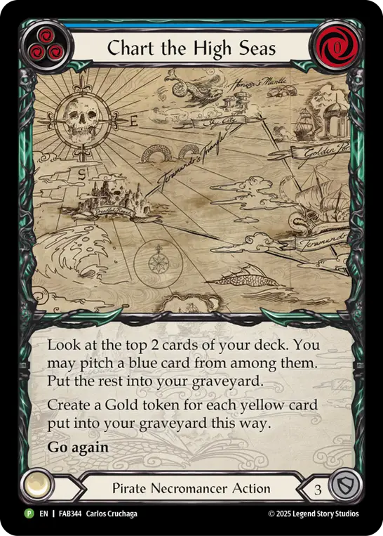 Chart the High Seas (Blue)