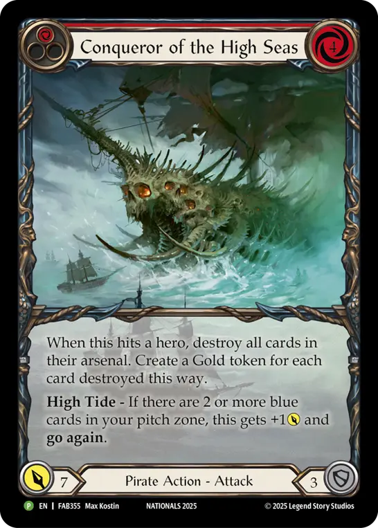 Conqueror of the High Seas (Red)