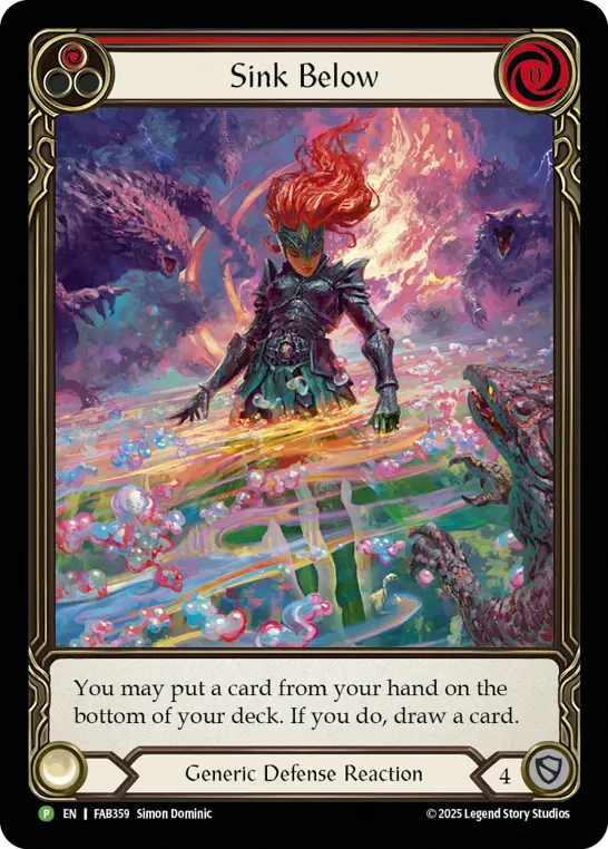 Sink Below (Red)