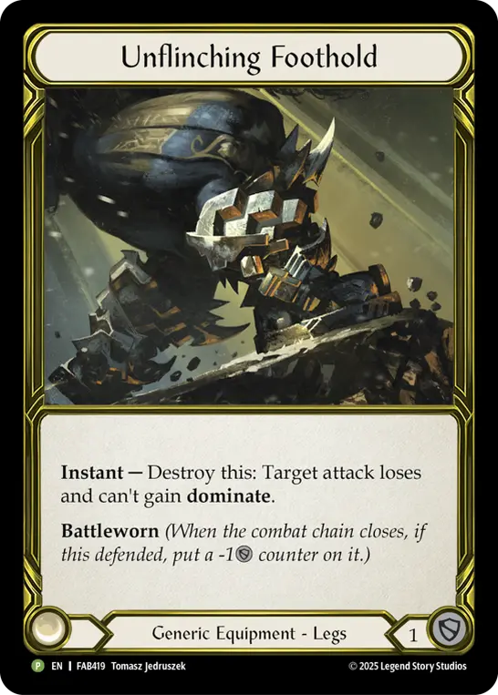 Unflinching Foothold FAB419