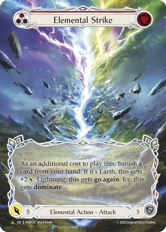 Elemental Strike (Red) FAB425