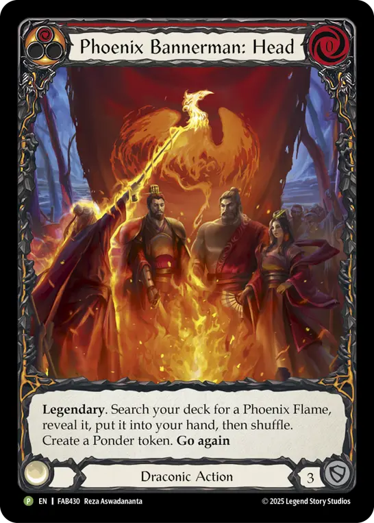Phoenix Bannerman: Head (Red) FAB430