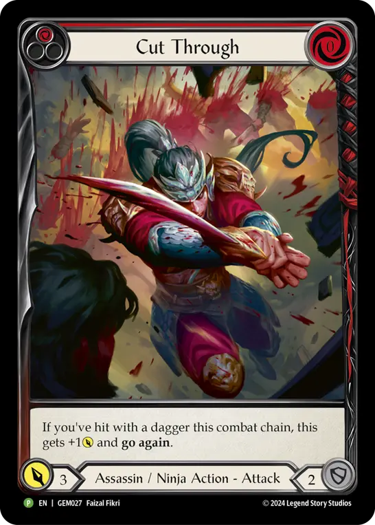 Cut Through (Red) GEM027