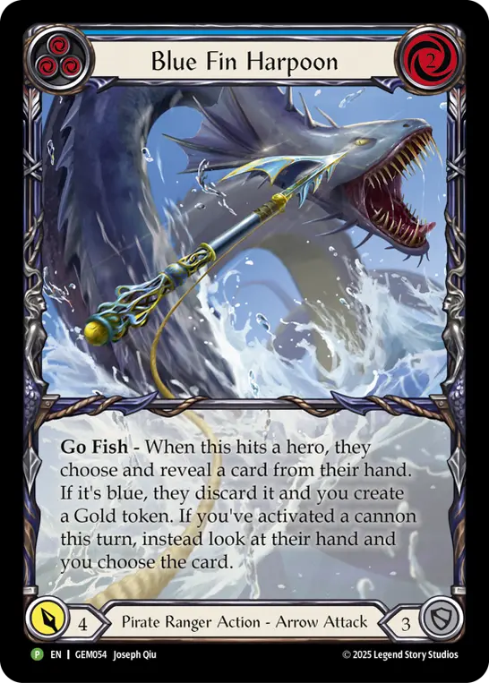 Blue Fin Harpoon (Blue) GEM054