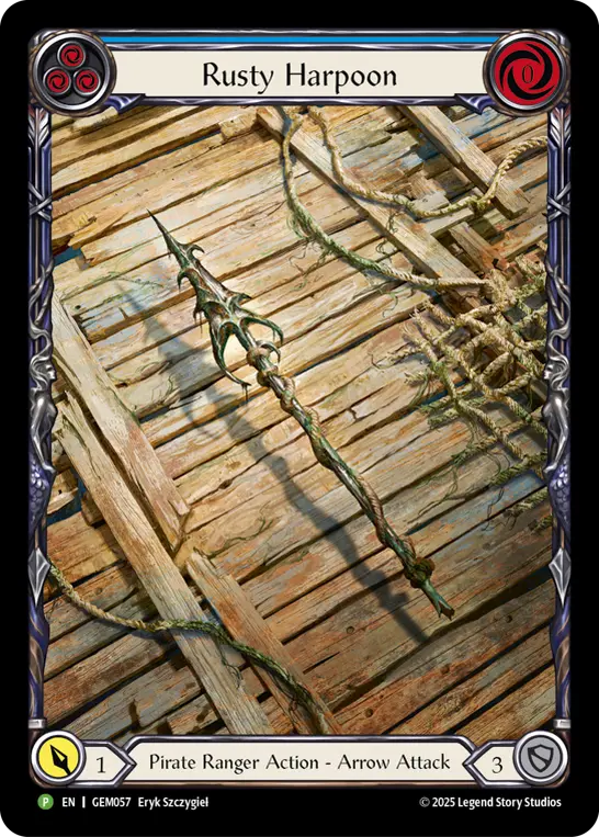 Rusty Harpoon (Blue)