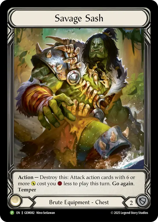 Savage Sash GEM082