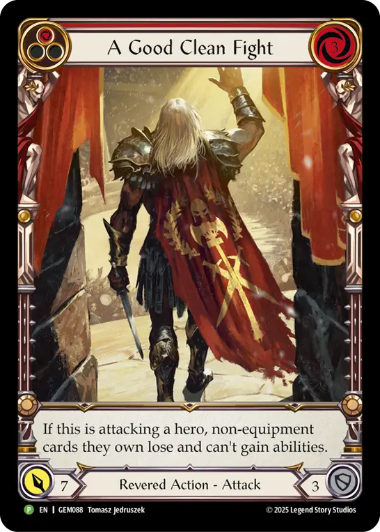 A Good Clean Fight (Red)