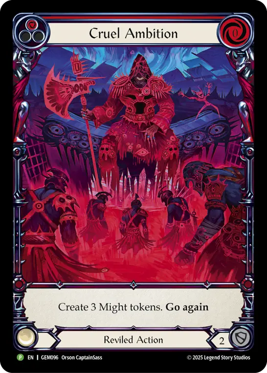 Cruel Ambition (Red)