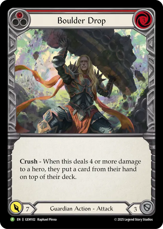 Boulder Drop (Red)