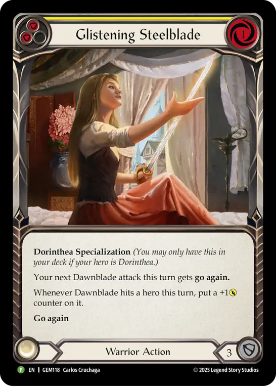 Glistening Steelblade (Yellow)