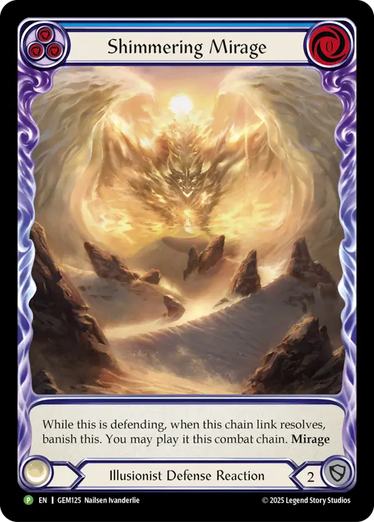 Shimmering Mirage (Blue)