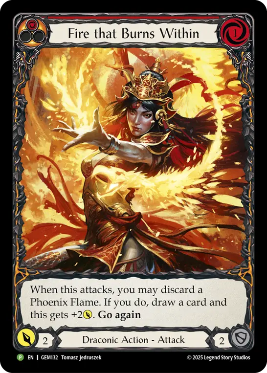 Fire that Burns Within (Red)