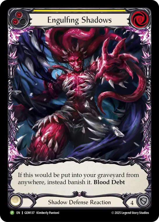 Engulfing Shadows (Yellow)