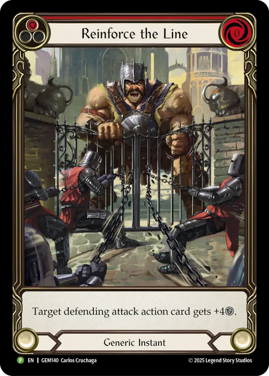 Reinforce the Line (Red) GEM140