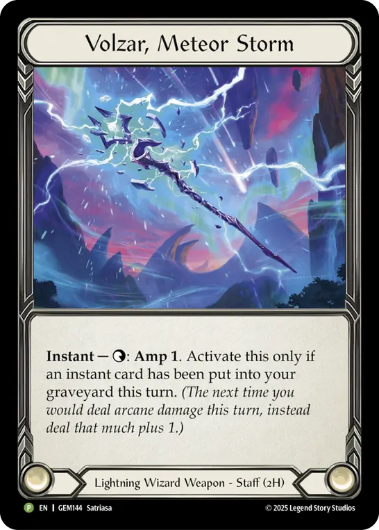 Volzar, Meteor Storm GEM144