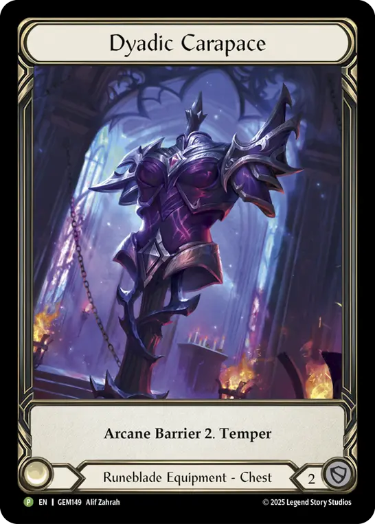 Dyadic Carapace GEM149