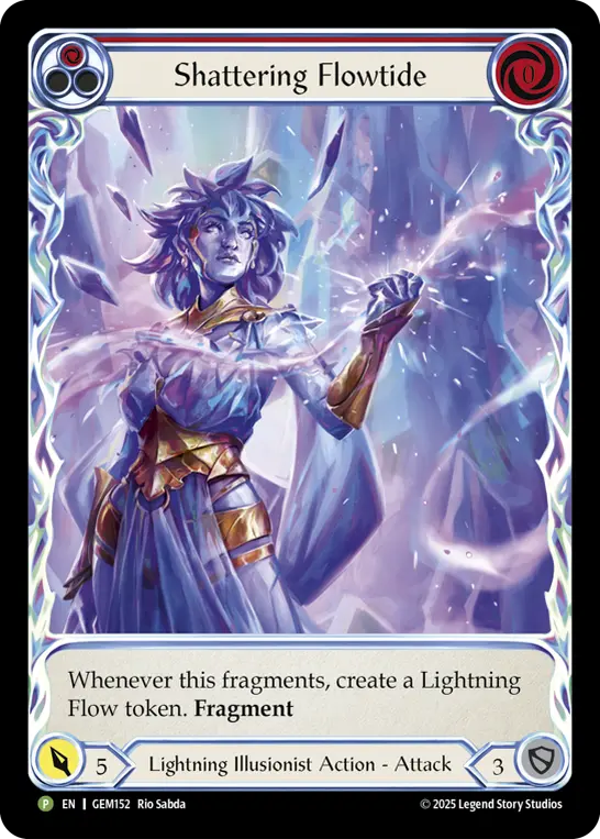 Shattering Flowtide (Red) GEM152