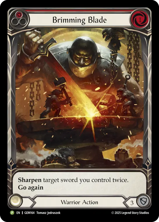 Brimming Blade (Red) GEM164