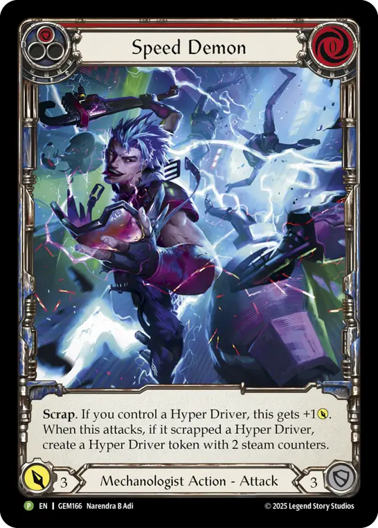 Speed Demon (Red) GEM166