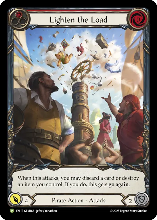 Lighten the Load (Red) GEM168