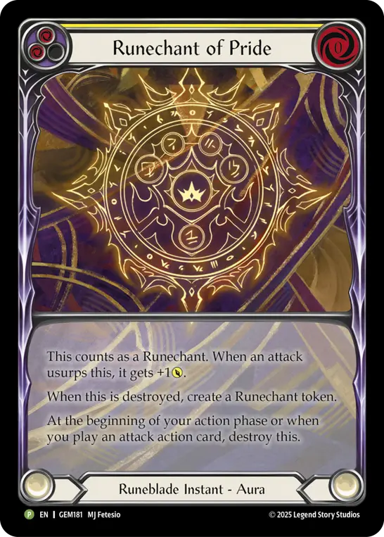 Runechant of Pride (Yellow)