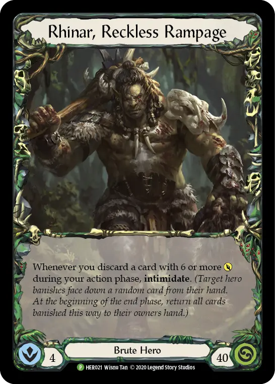 Rhinar, Reckless Rampage HER021