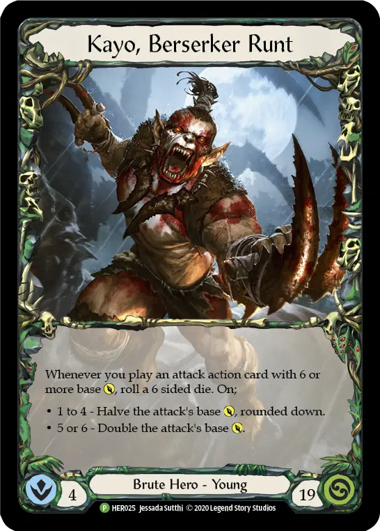 Kayo, Berserker Runt HER025