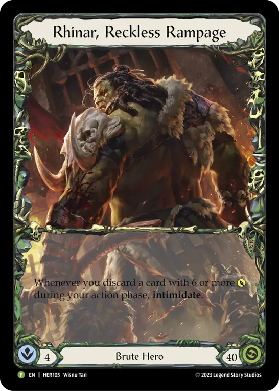 Rhinar, Reckless Rampage HER105
