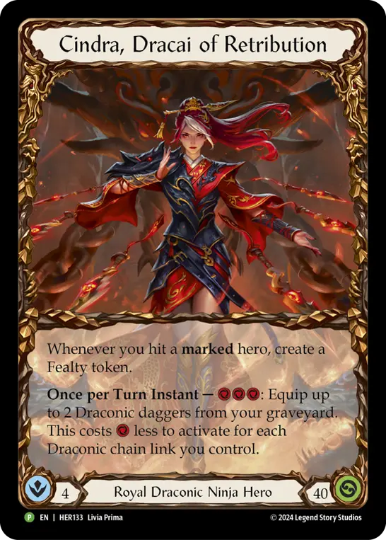 Cindra, Dracai of Retribution HER133
