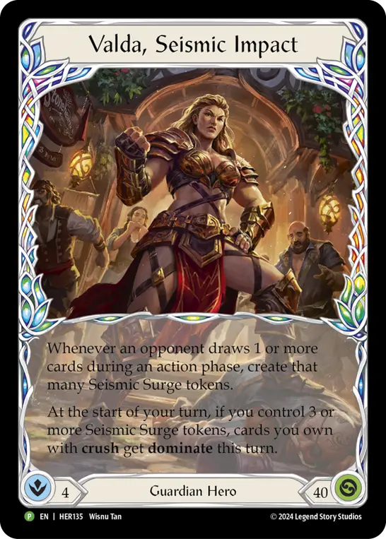 Valda, Seismic Impact HER135