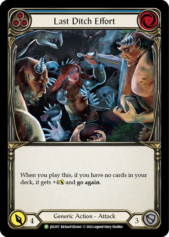 Last Ditch Effort (Blue) JDG017
