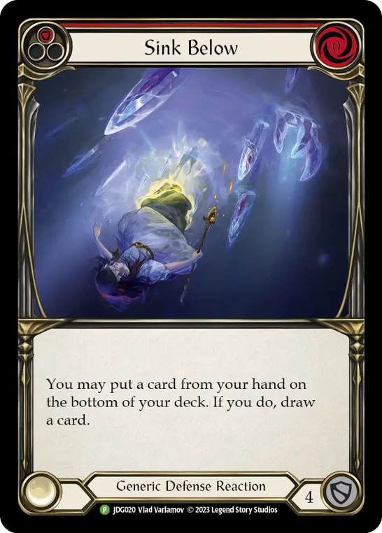 Sink Below (Red) JDG020