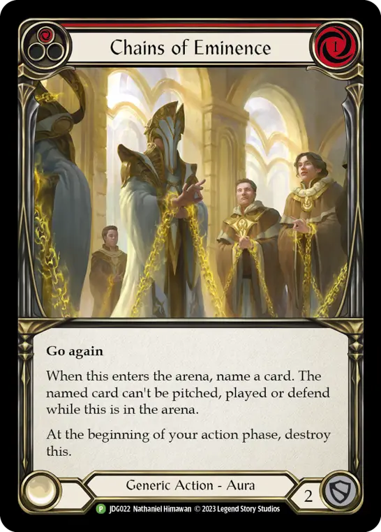 Chains of Eminence (Red) JDG022