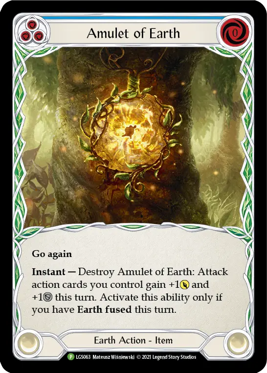Amulet of Earth (Blue)