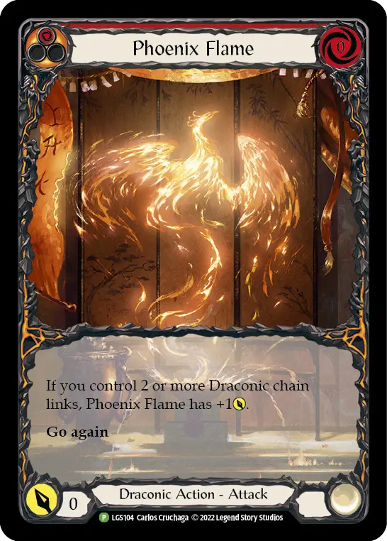 Phoenix Flame (Red) LGS104, carta de Flesh and Blood de Local Game Store Promos