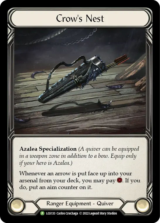 Crow's Nest LGS133, carta de Flesh and Blood de Local Game Store Promos