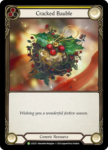 Cracked Bauble (Yellow)