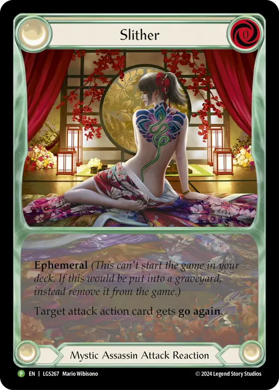 Slither LGS267, carta de Flesh and Blood de Local Game Store Promos