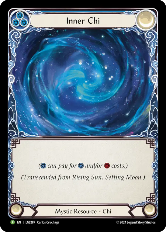 Rising Sun, Setting Moon (Blue)