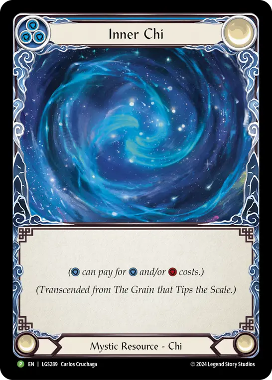 The Grain that Tips the Scale (Blue)