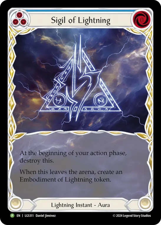 Sigil of Lightning (Blue)