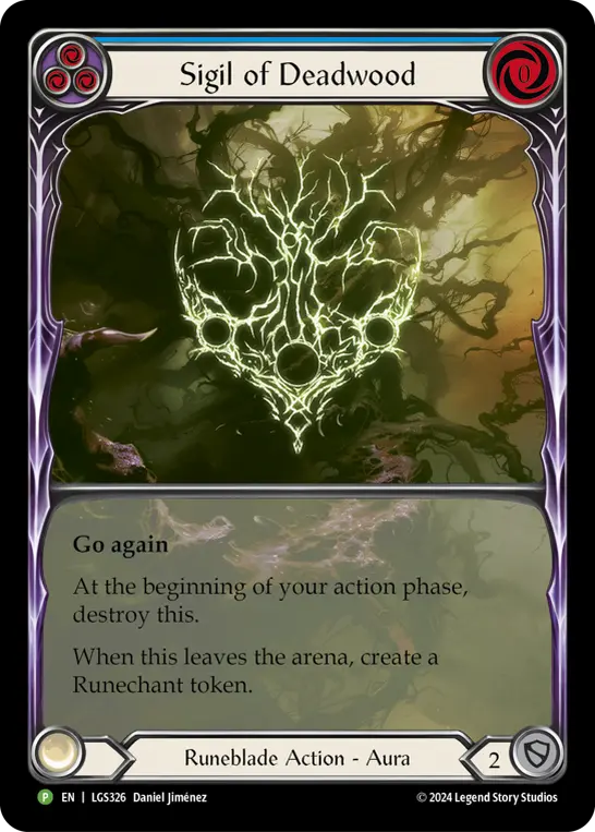 Sigil of Deadwood (Blue)