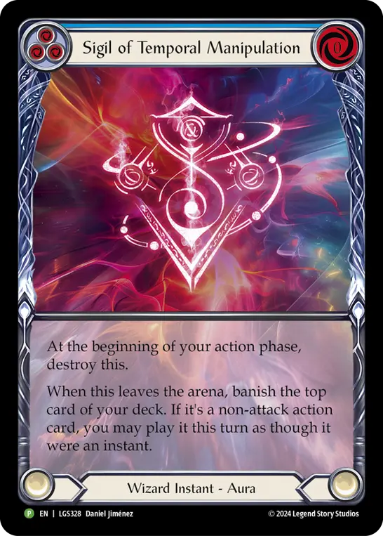 Sigil of Temporal Manipulation (Blue)